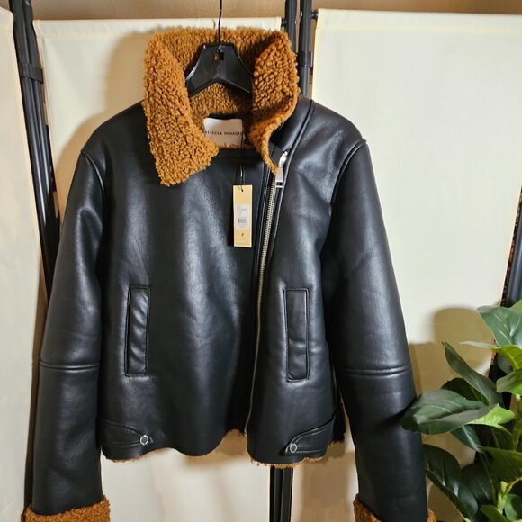 Rebecca Minkoff Jackets & Blazers - Rebecca Minkoff Faux Shearling Jacket Size XL